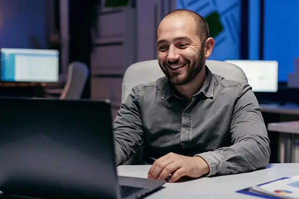 Situação desejada com uma presença digital profissional e organizada