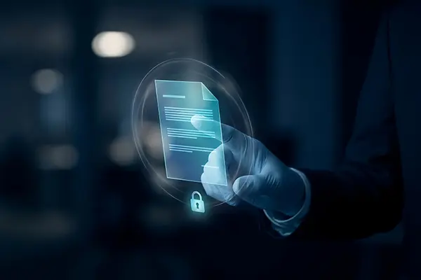 Representação das páginas de Política de Privacidade e Termos de Uso